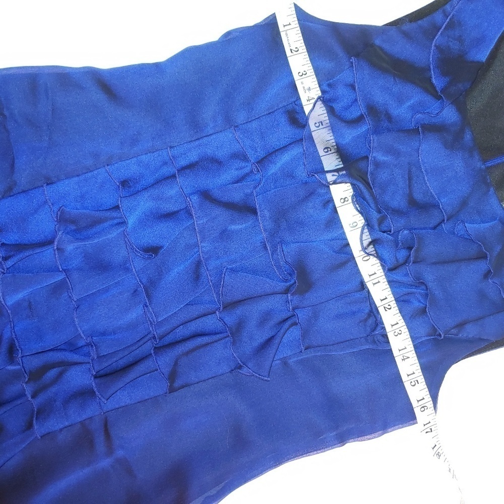 Dressbarn Ruffled Dress 8 - Picture 4 of 5